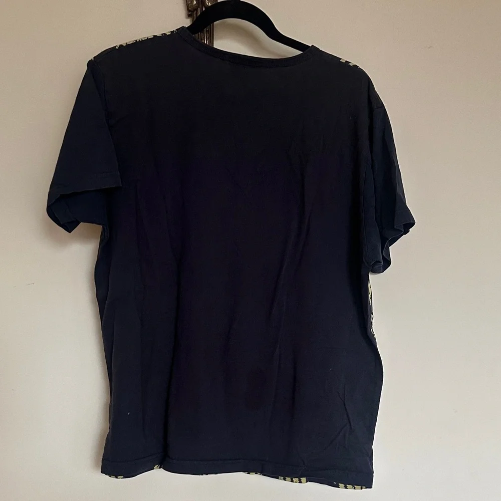 Burberry Navy Cotton T-Shirt - Picture 4 of 4